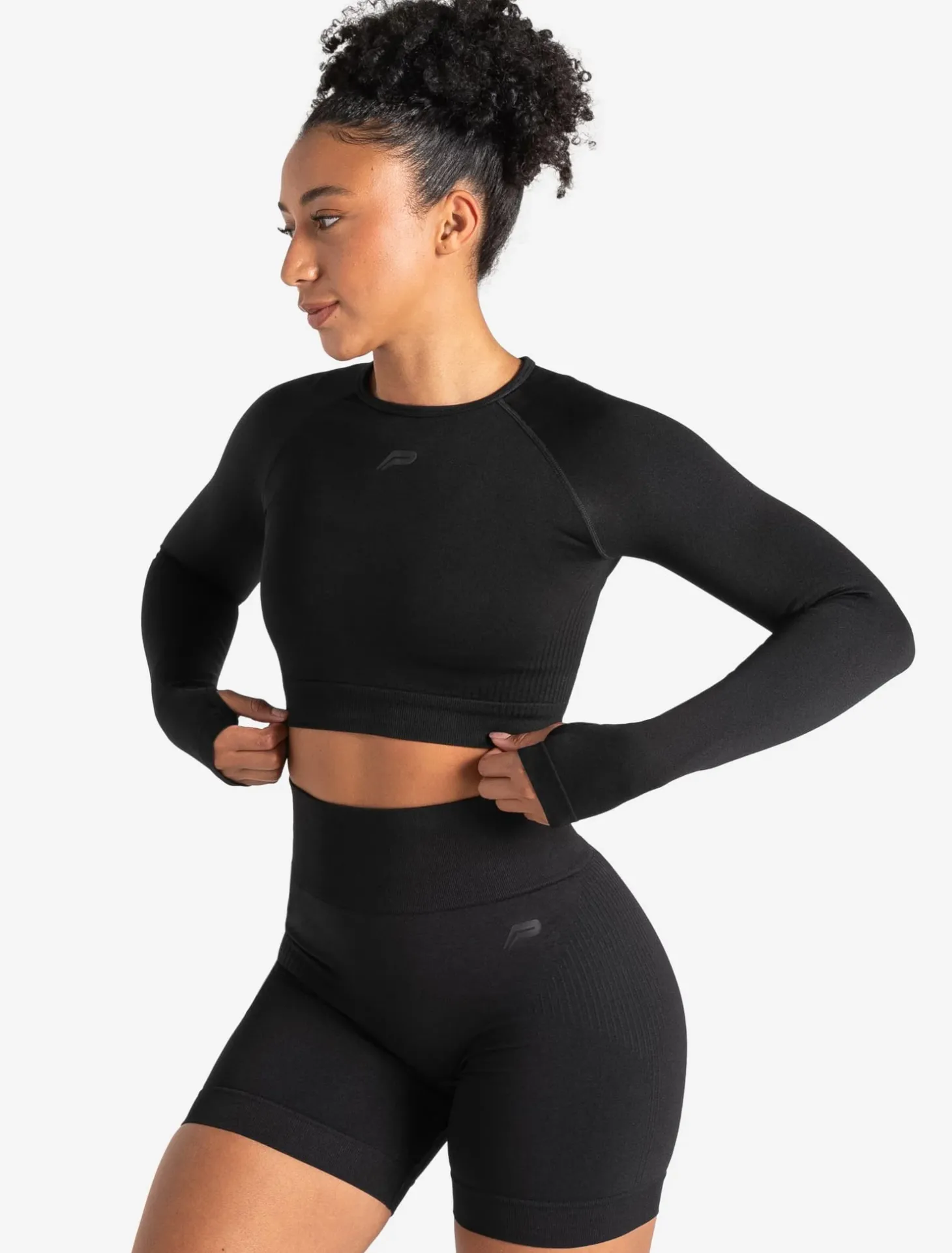 ADAPT 2.0 Seamless Crop Top Blackout