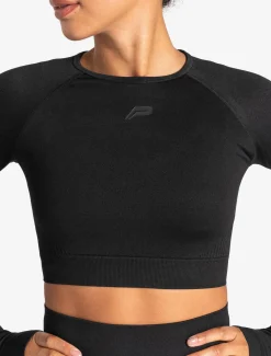 ADAPT 2.0 Seamless Crop Top Blackout