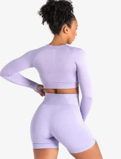 ADAPT 2.0 Seamless Crop Top Lilac