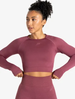 ADAPT 2.0 Seamless Crop Top Magenta