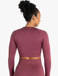 ADAPT 2.0 Seamless Crop Top Magenta