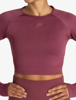 ADAPT 2.0 Seamless Crop Top Magenta