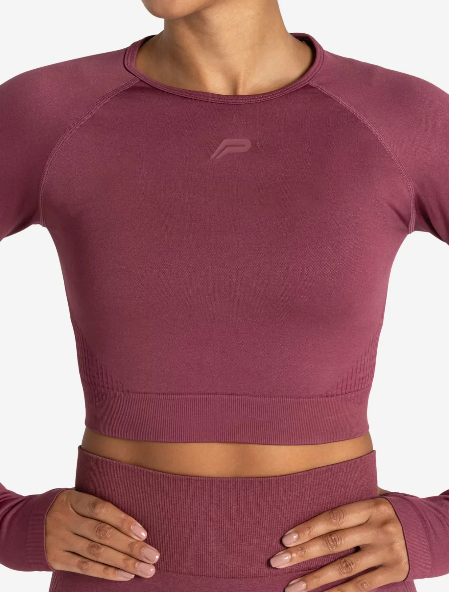 ADAPT 2.0 Seamless Crop Top Magenta