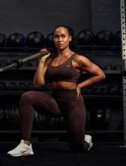 ADAPT 2.0 Seamless Sports Bra Cherry Brown