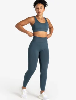 ADAPT 2.0 Seamless Sports Bra Petrol Blue