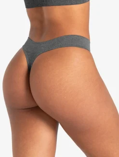 ADAPT 2.0 Seamless Thong Charcoal
