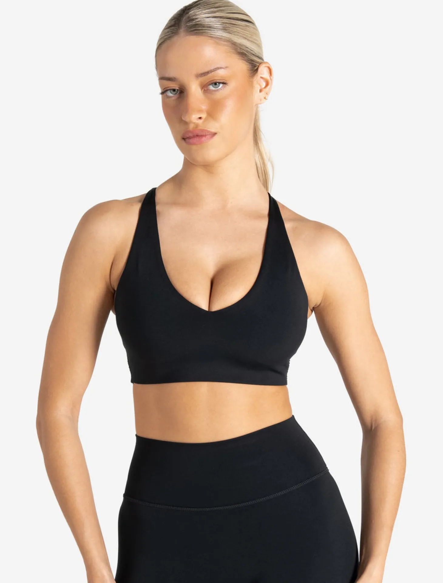 Allure Adjustable Sports Bra Black