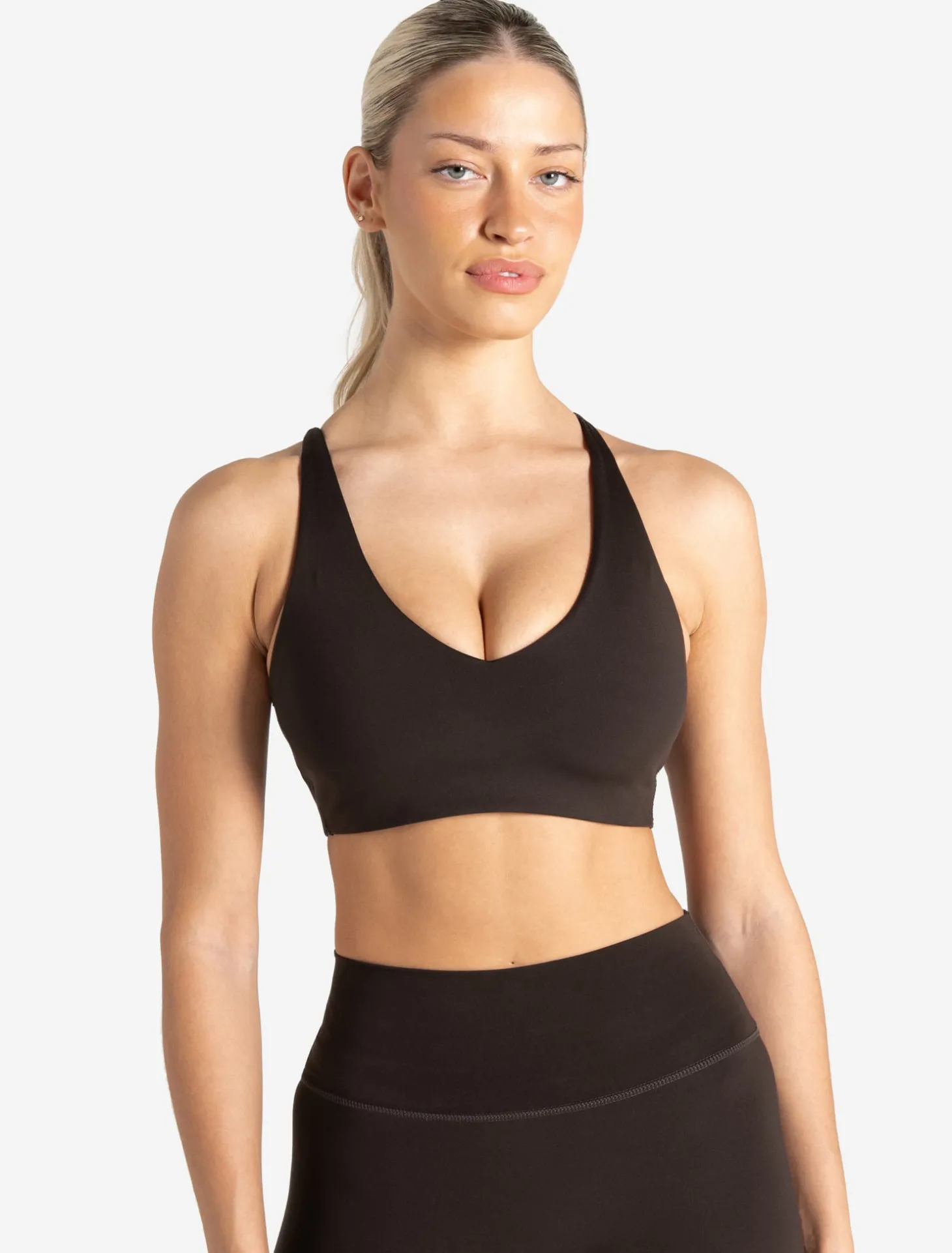 Allure Adjustable Sports Bra Espresso
