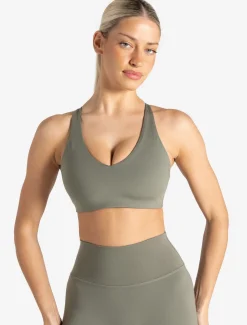 Allure Adjustable Sports Bra Dusky Sage