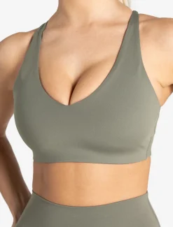 Allure Adjustable Sports Bra Dusky Sage
