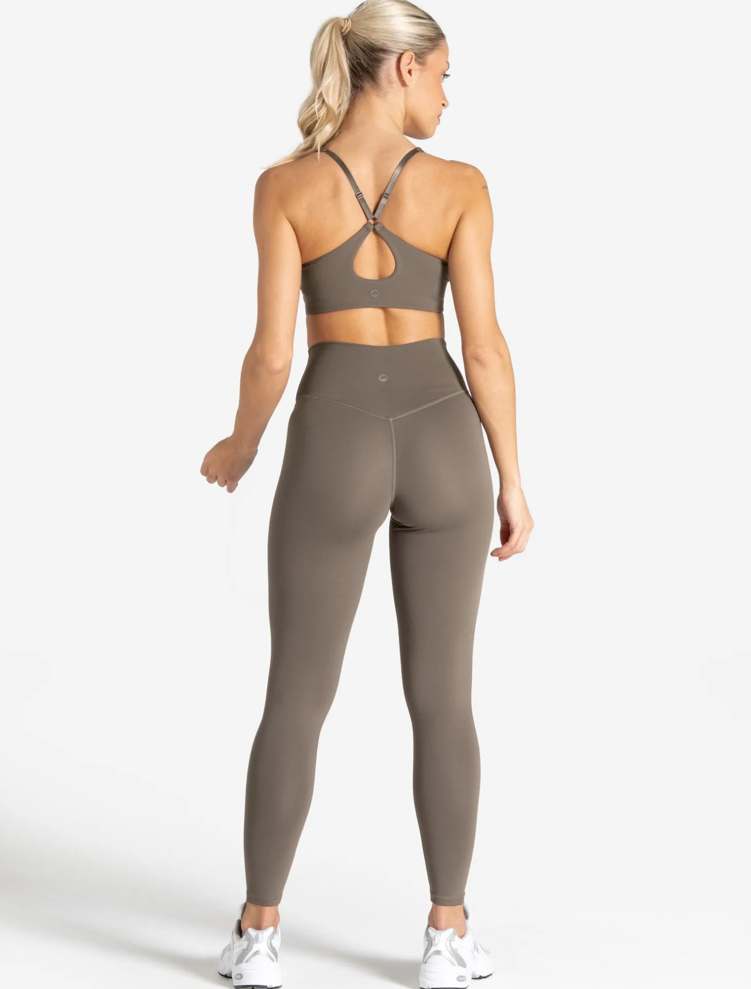 Allure Adjustable Sports Bra Taupe