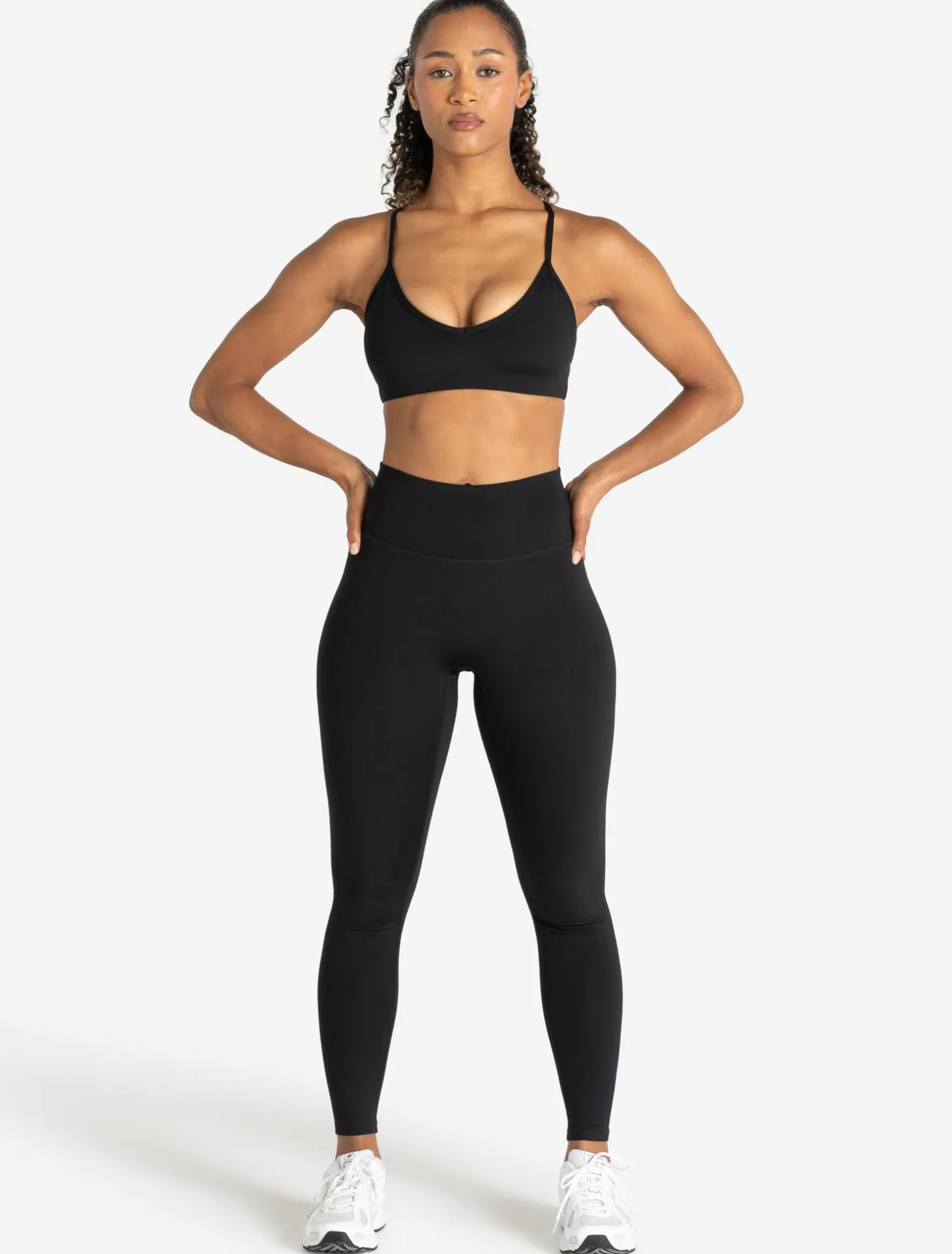 Allure Cross Back Sports Bra Black