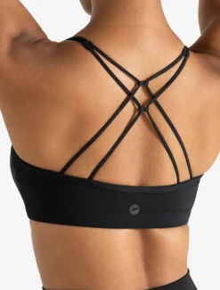 Allure Cross Back Sports Bra Black