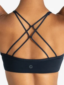 Allure Cross Back Sports Bra Dark Navy