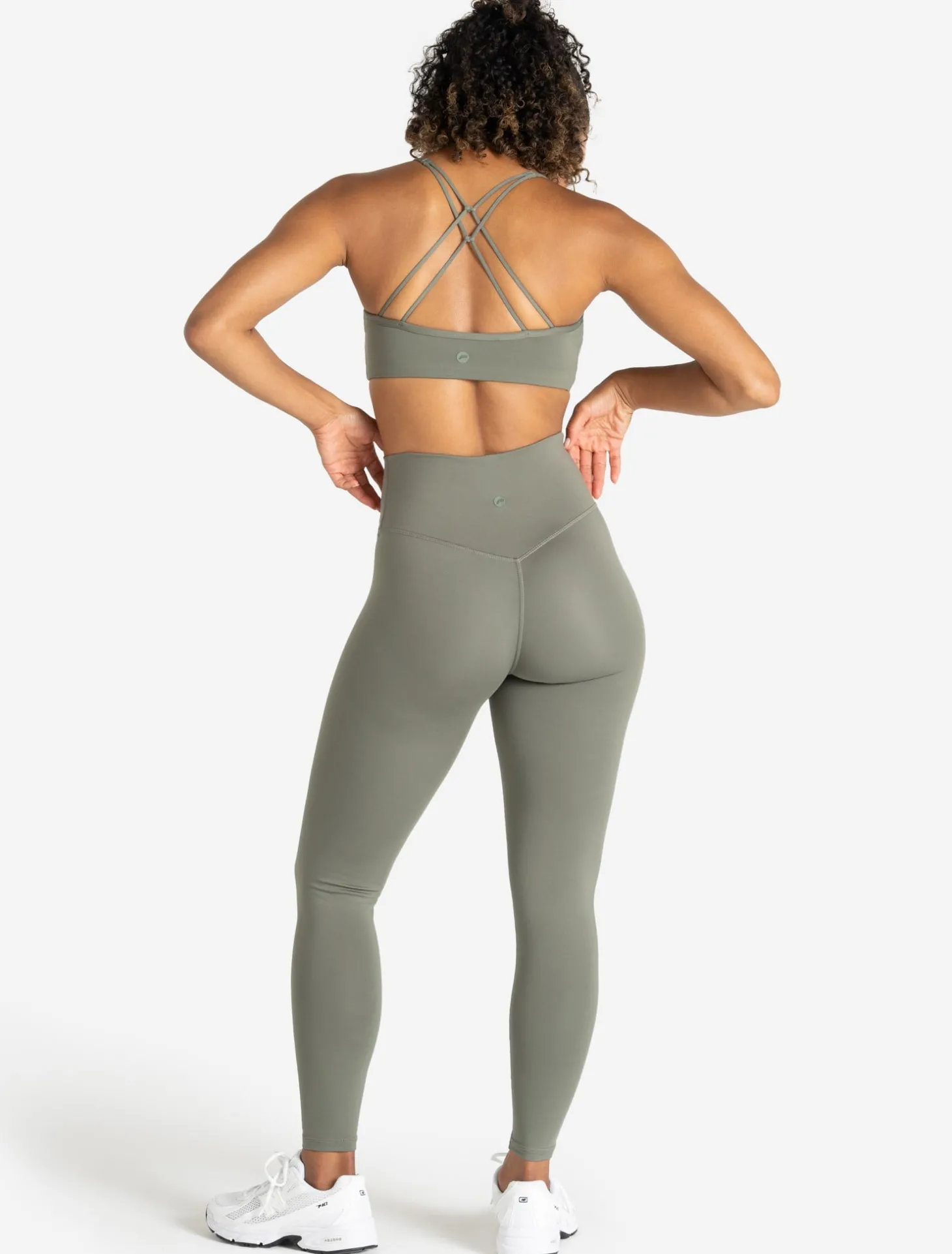 Allure Cross Back Sports Bra Dusky Sage