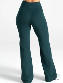 Allure Flared Leggings Marine Teal