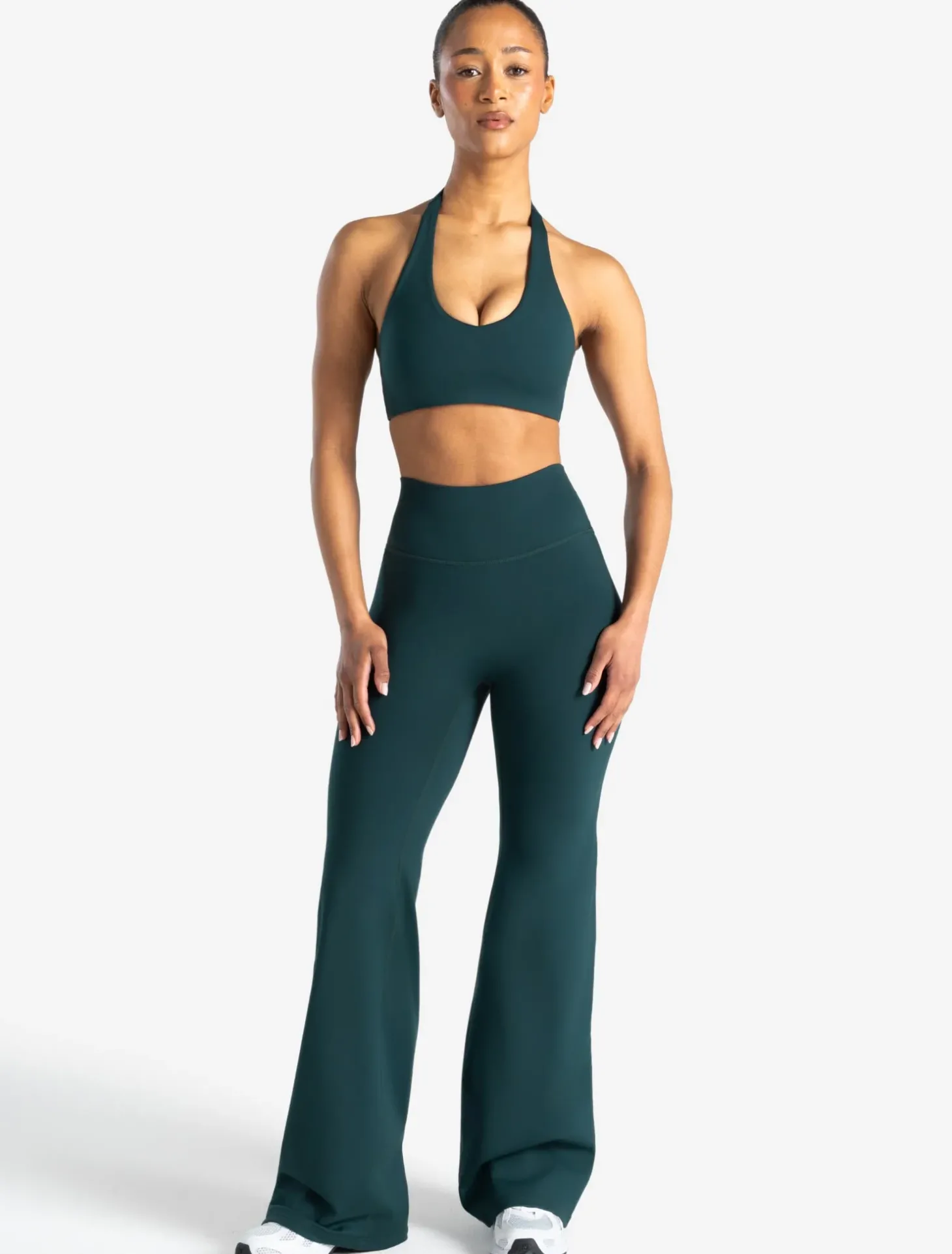 Allure Flared Leggings Marine Teal