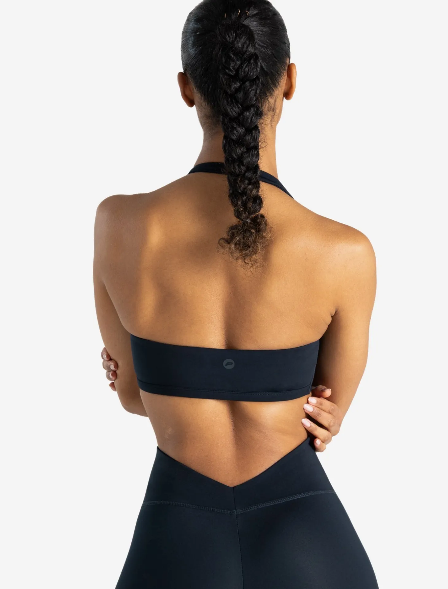 Allure Halter Sports Bra Dark Navy