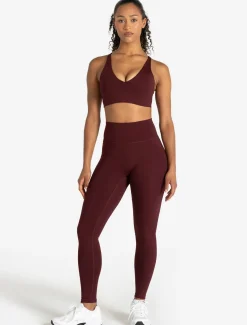 Allure Leggings Dark Burgundy