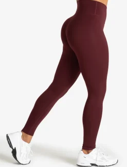 Allure Leggings Dark Burgundy
