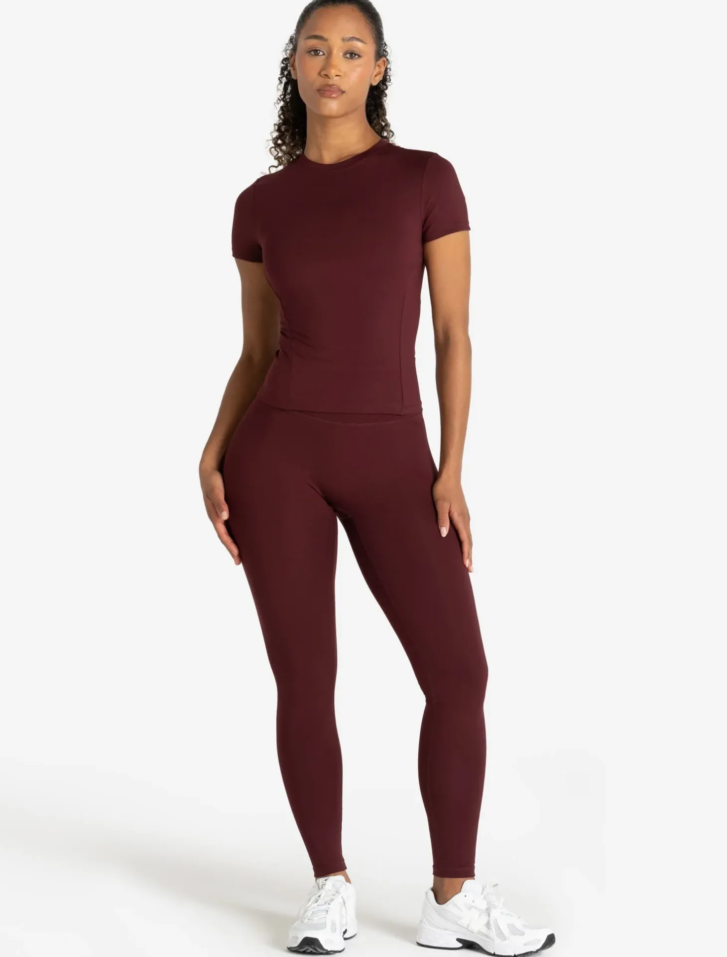 Allure T-Shirt Dark Burgundy
