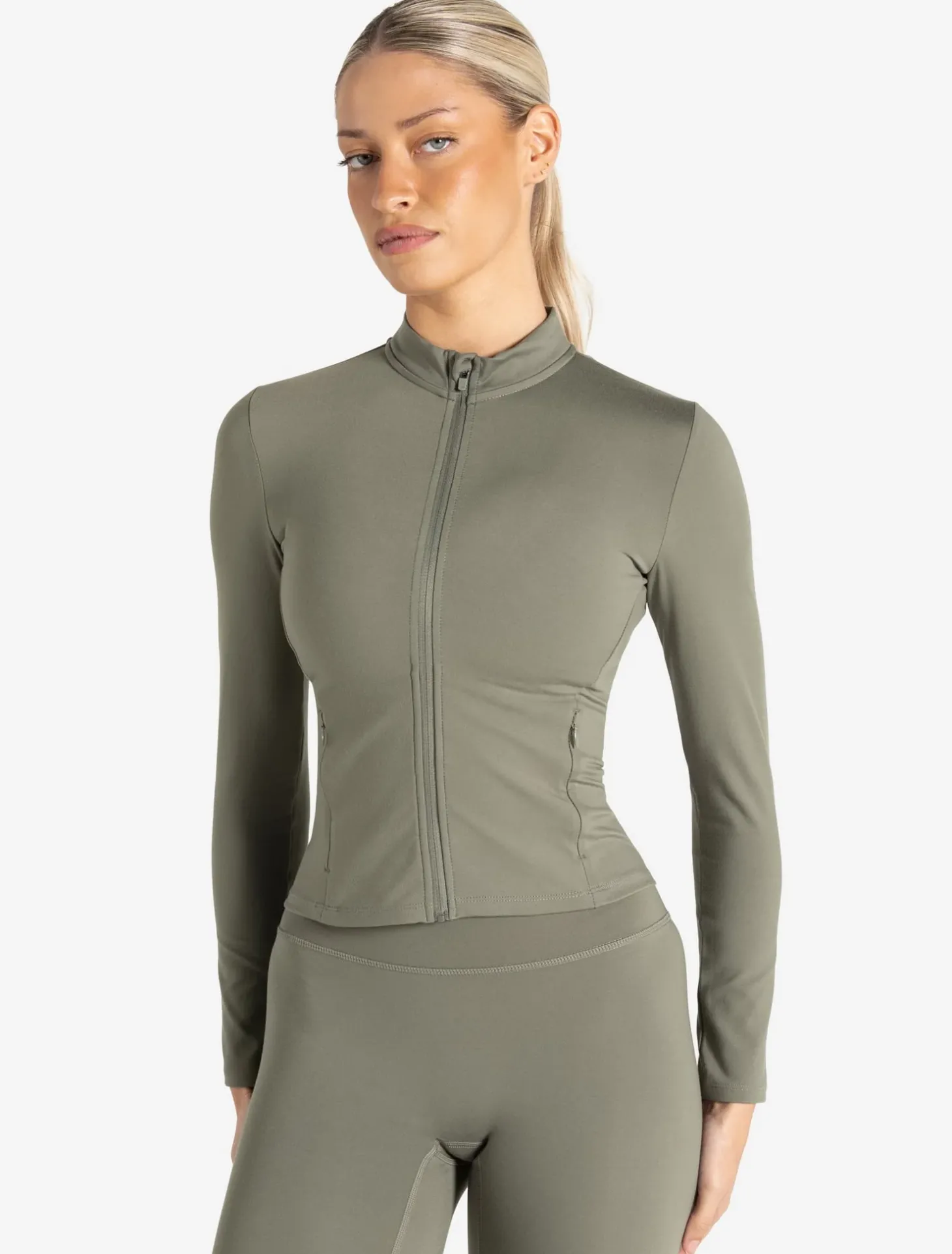 Allure Zip Jacket Dusky Sage