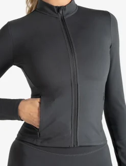 Allure Zip Jacket Storm Grey