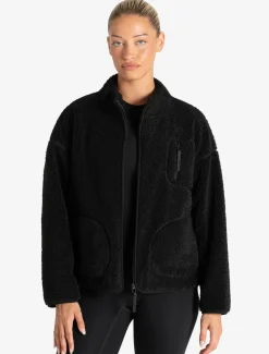 Borg Fleece Jacket Black