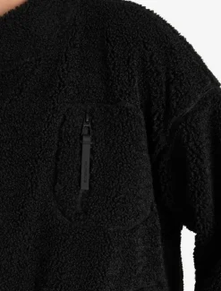 Borg Fleece Jacket Black