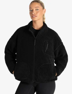 Borg Fleece Jacket Black