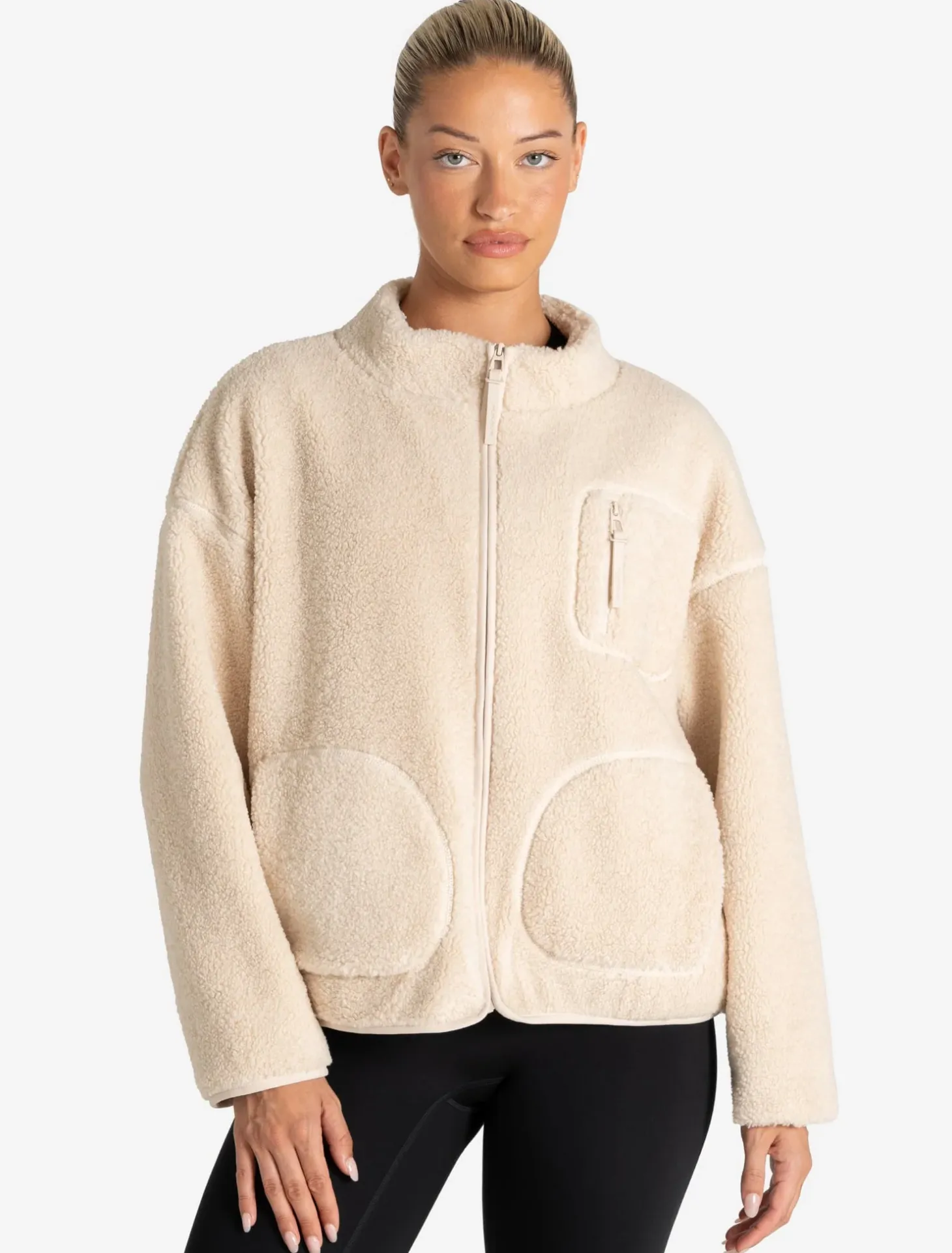 Borg Fleece Jacket Cream