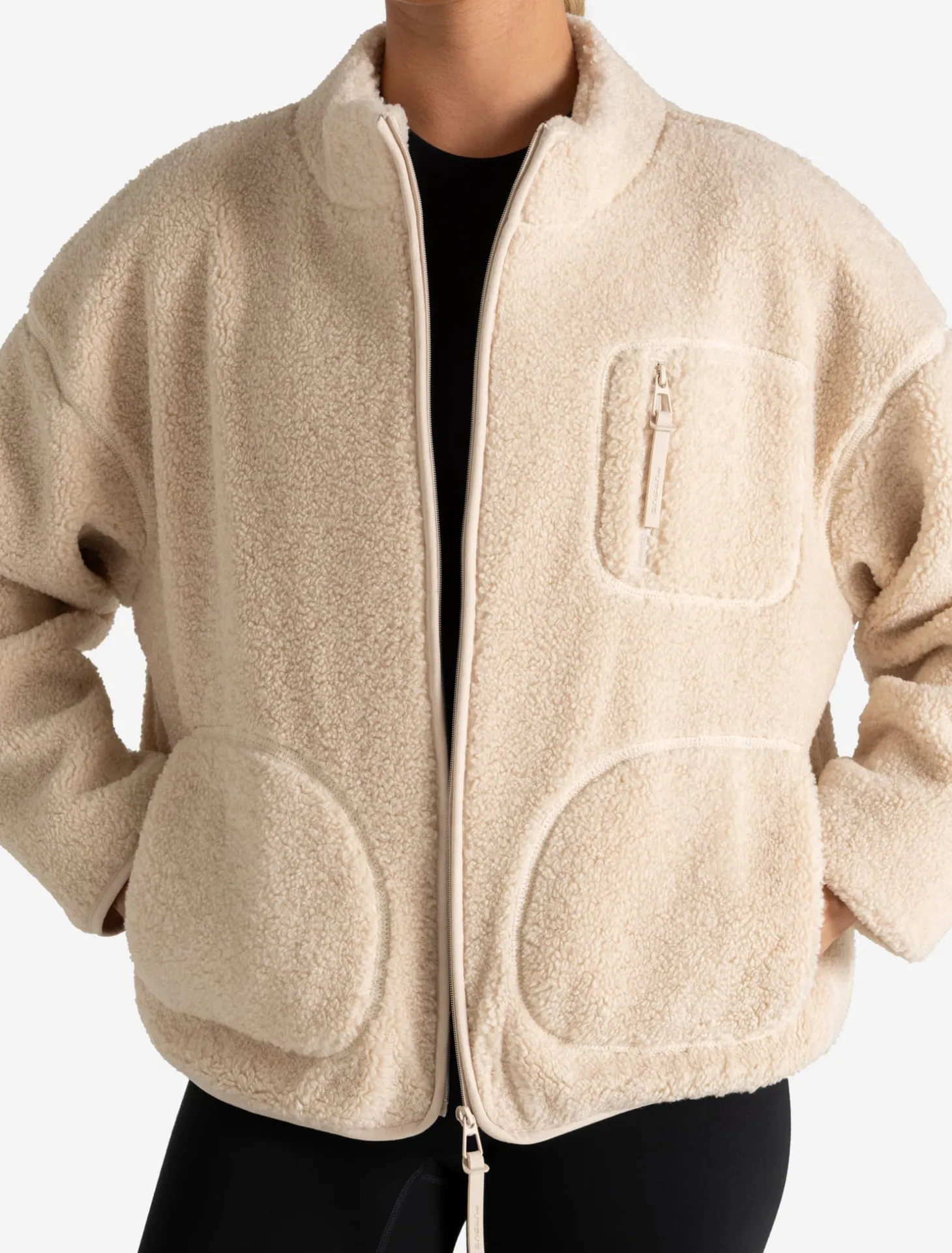 Borg Fleece Jacket Cream