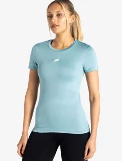 BreathEasy Full-Length T-Shirt Dusky Blue