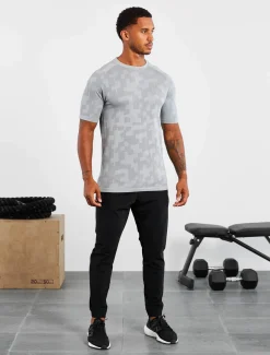 Camo Seamless T-Shirt Grey