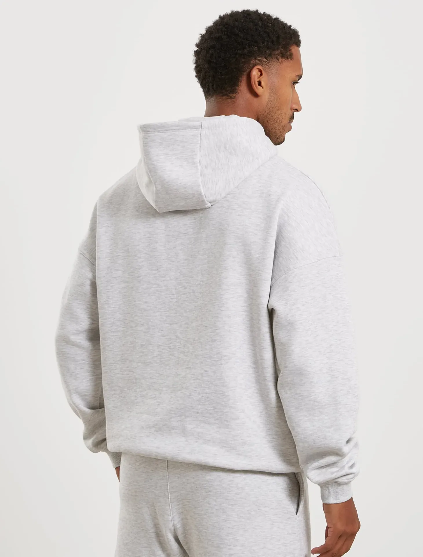 Core Fleece Hoodie Melange Grey
