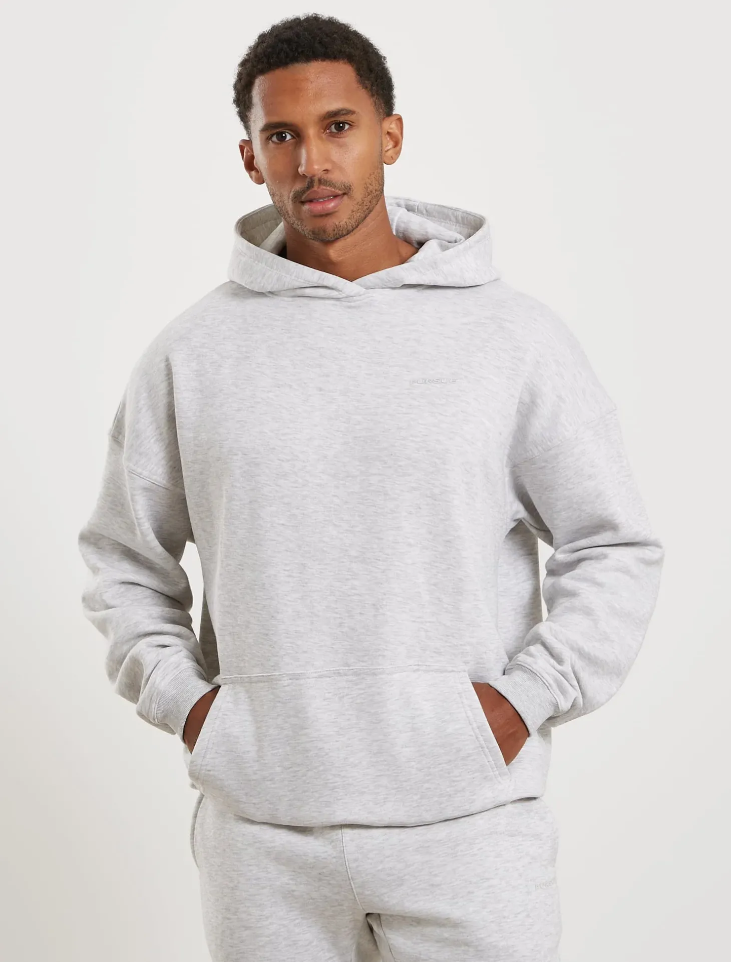Core Fleece Hoodie Melange Grey