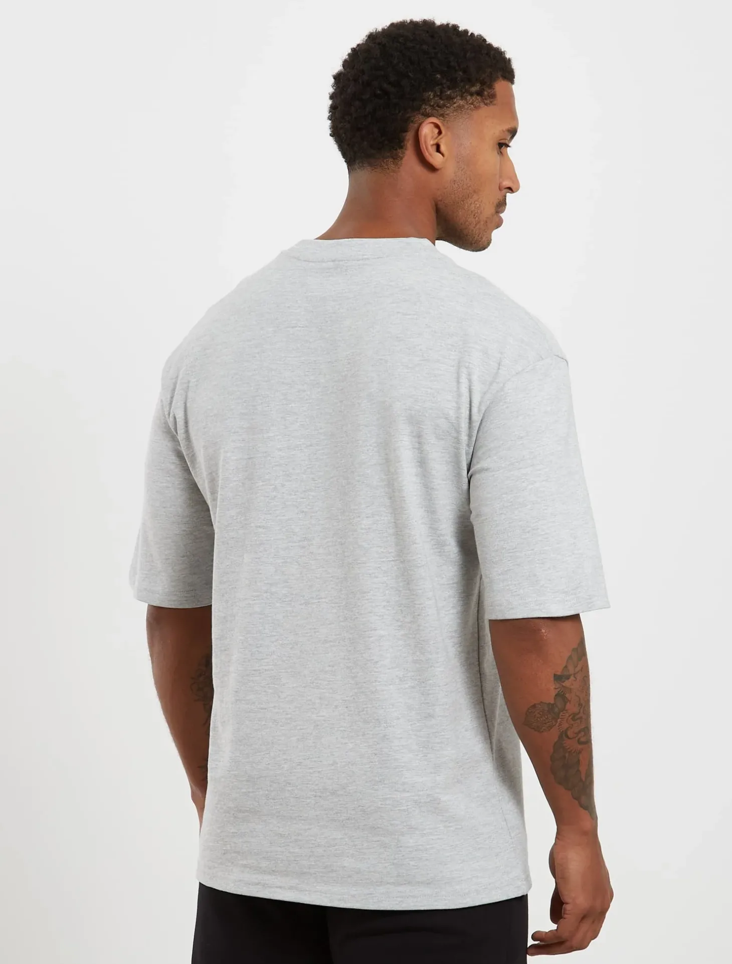 Core Oversized T-Shirt Grey Marl