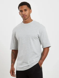 Core Oversized T-Shirt Grey Marl