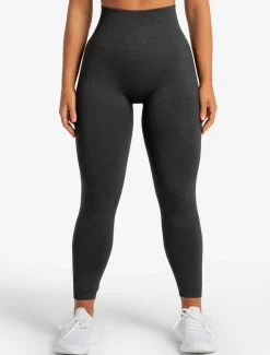 Core Seamless Leggings Black Marl