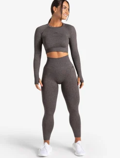 Core Seamless Leggings Brown Marl