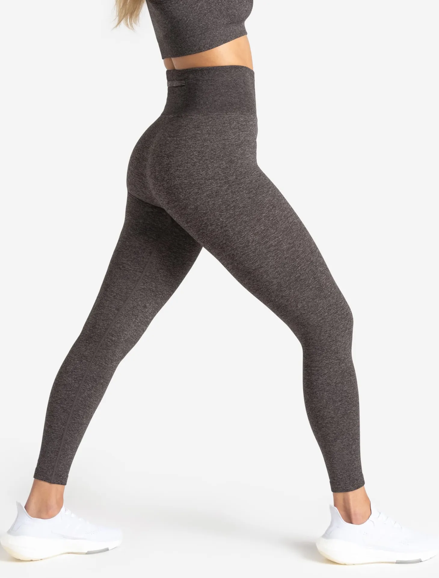 Core Seamless Pocket Leggings Brown Marl