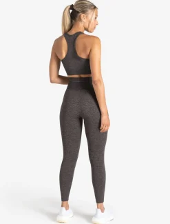 Core Seamless Pocket Leggings Brown Marl