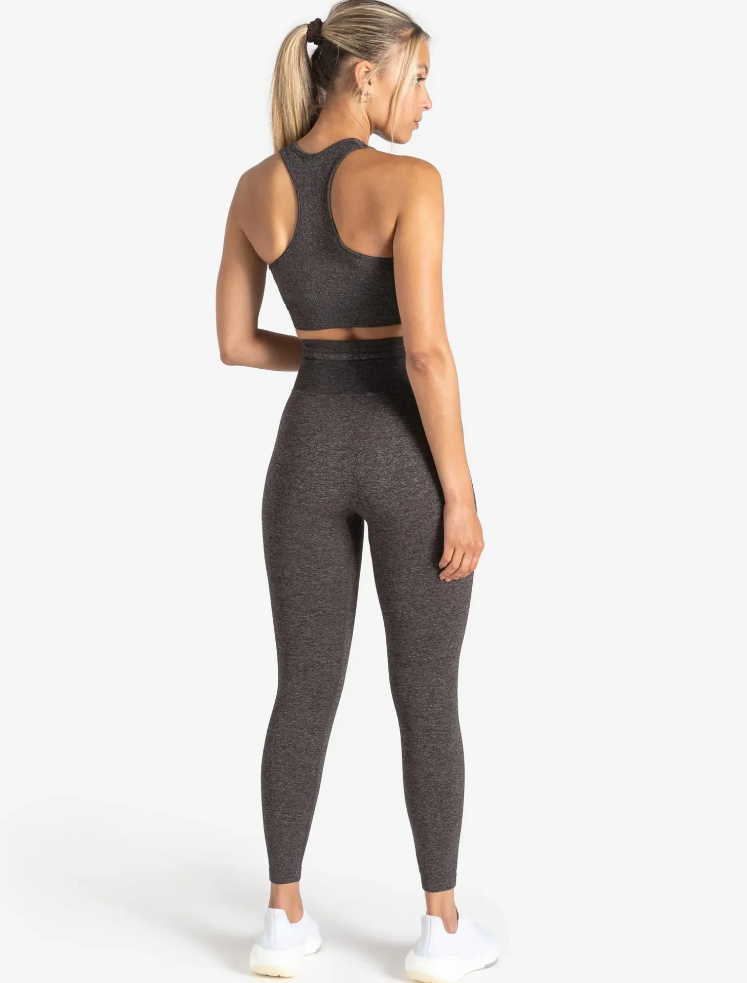 Core Seamless Pocket Leggings Brown Marl