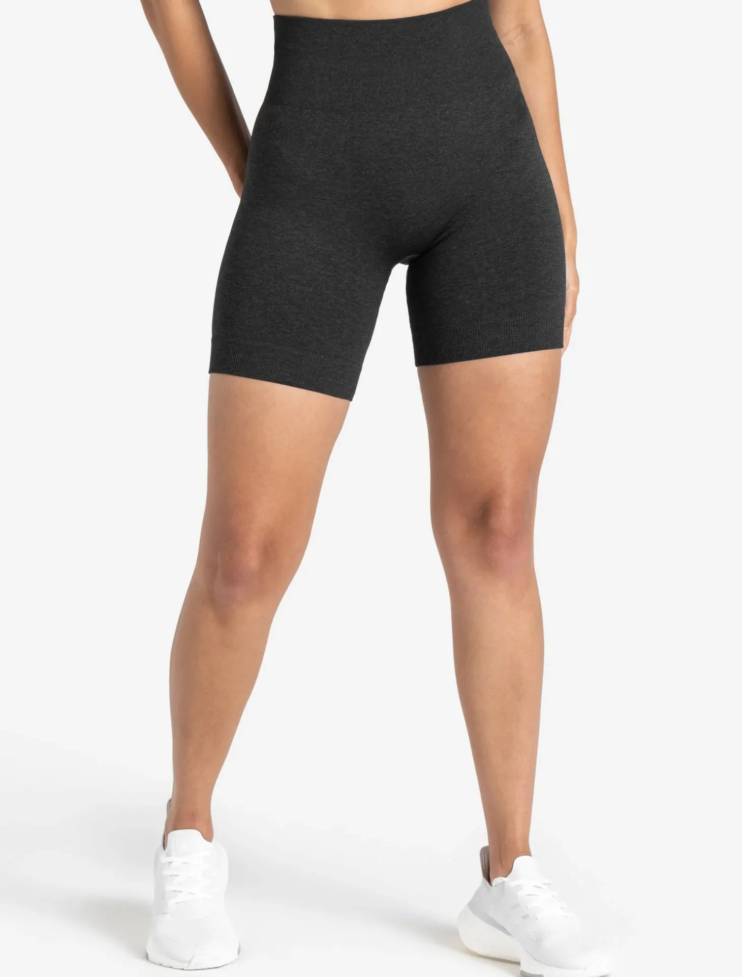 Core Seamless Shorts Black Marl