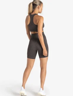 Core Seamless Shorts Brown Marl
