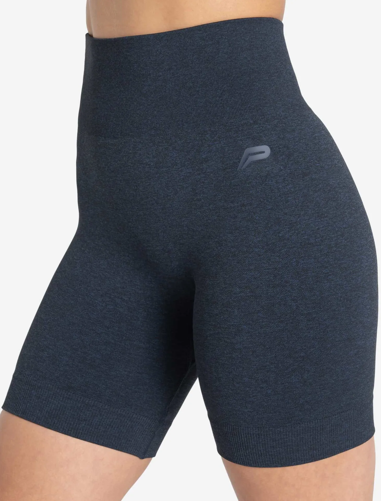 Core Seamless Shorts Navy Marl