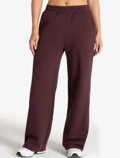 Core Straight Leg Joggers Cherry