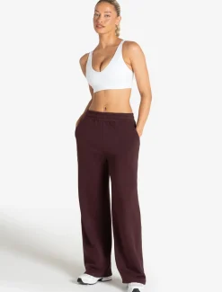 Core Straight Leg Joggers Cherry