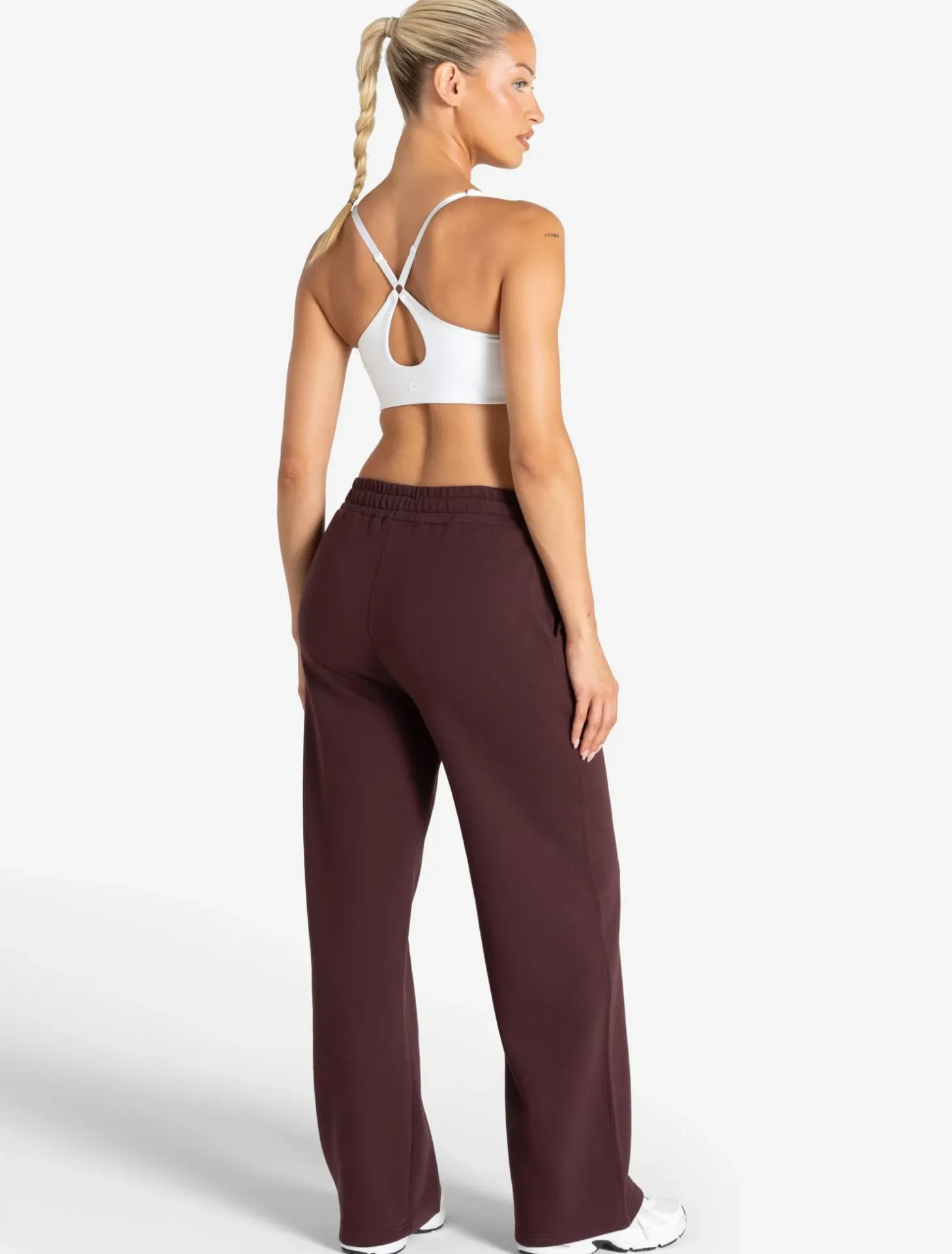 Core Straight Leg Joggers Cherry