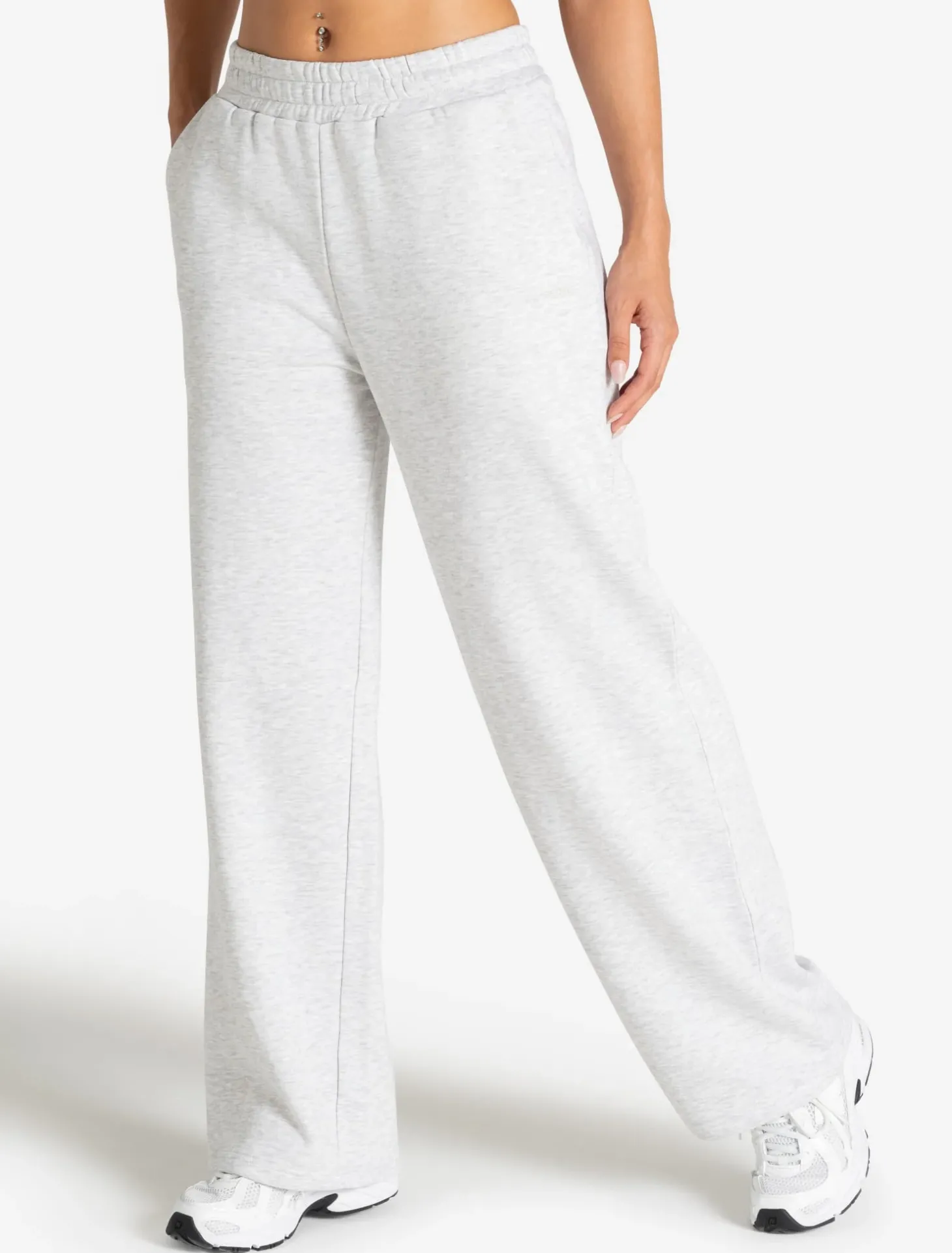 Core Straight Leg Joggers Grey Marl
